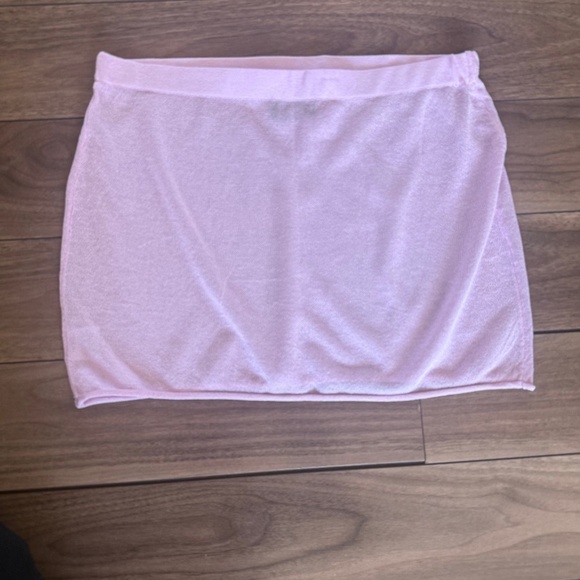 White Fox Sheer Pink Mini Skirt | Size Small | Perfect Condition - Picture 3 of 4